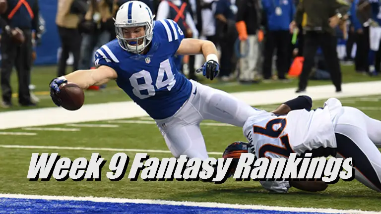 week 9 ff rankings