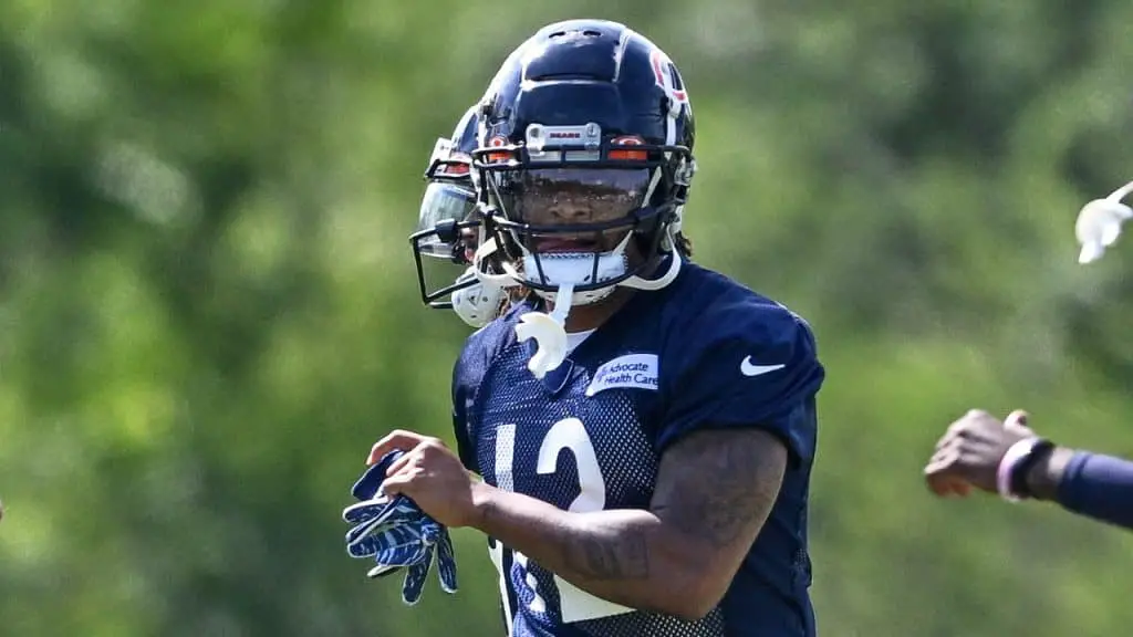 Chicago Bears WR Velus Jones Jr. 