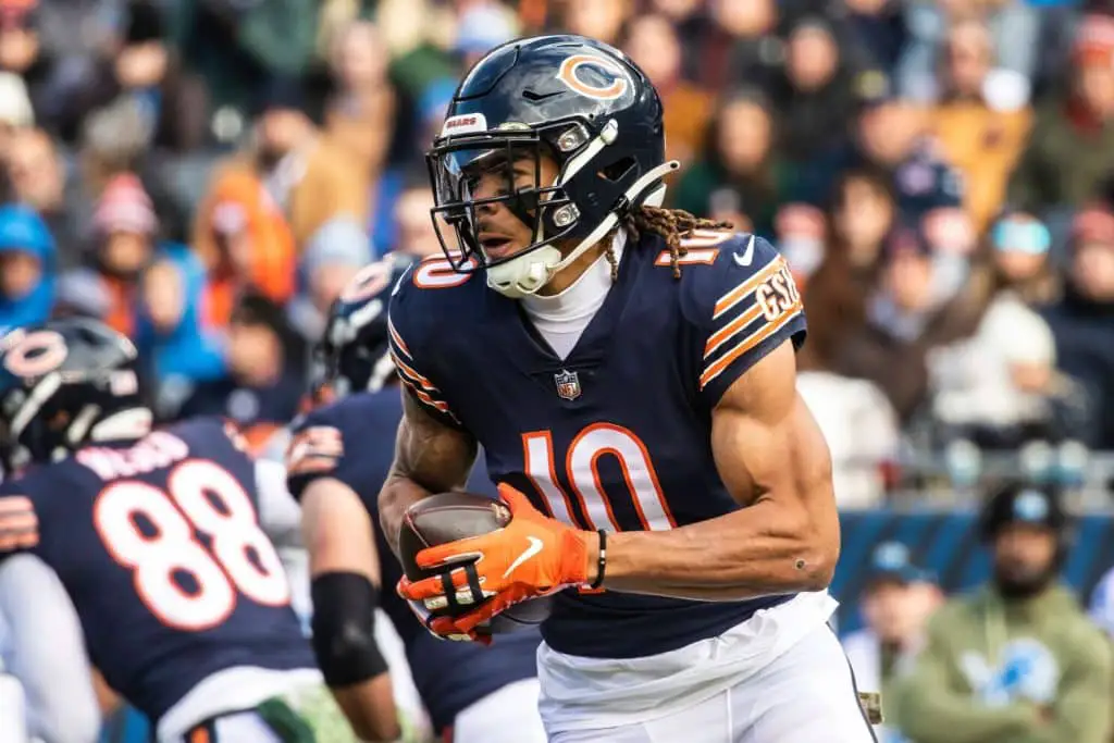 Bears WRs make impressive catches on TD drive in Week 12