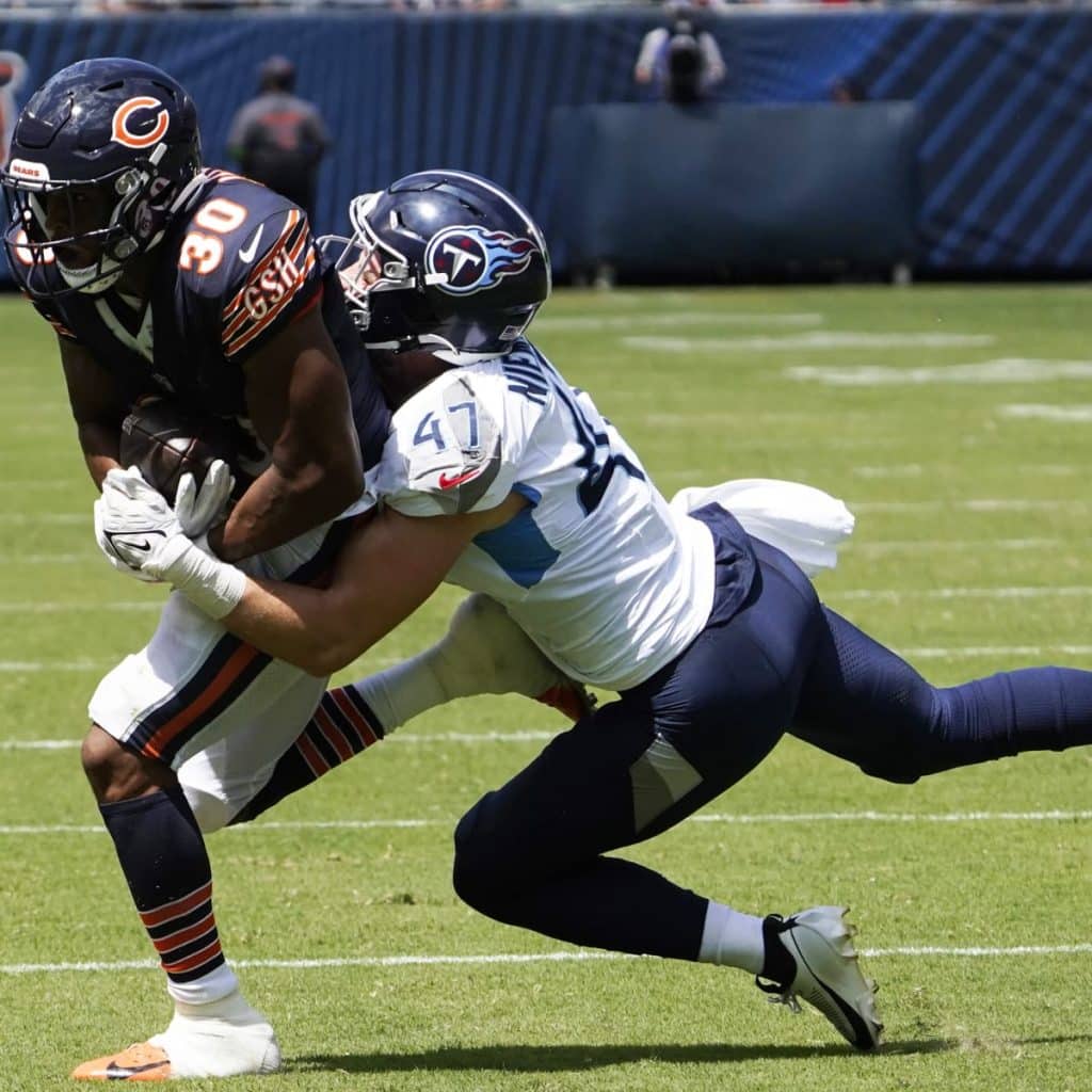 Chicago Bears Running Back Roschon Johnson Adds Little Value