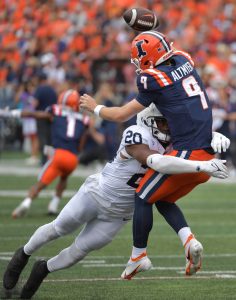 NCAA Football: Penn State at Illinois