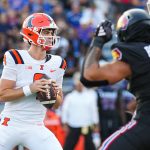 NCAA Football: Illinois at Kansas