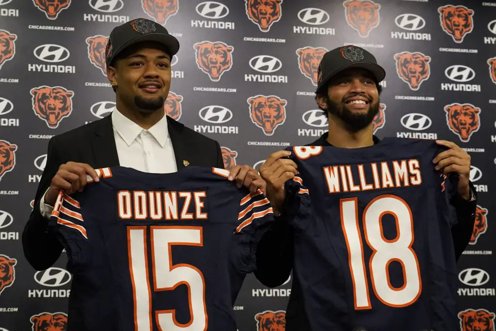 NFL: Chicago Bears Caleb Williams Rome Odunze