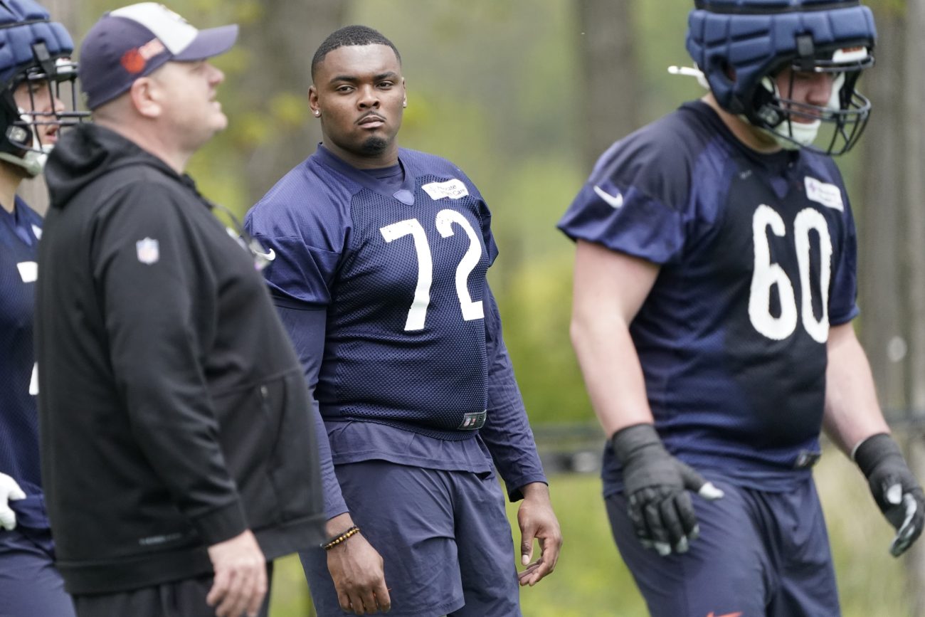 NFL: Chicago Bears Rookie Minicamp Kiran Amegadjie