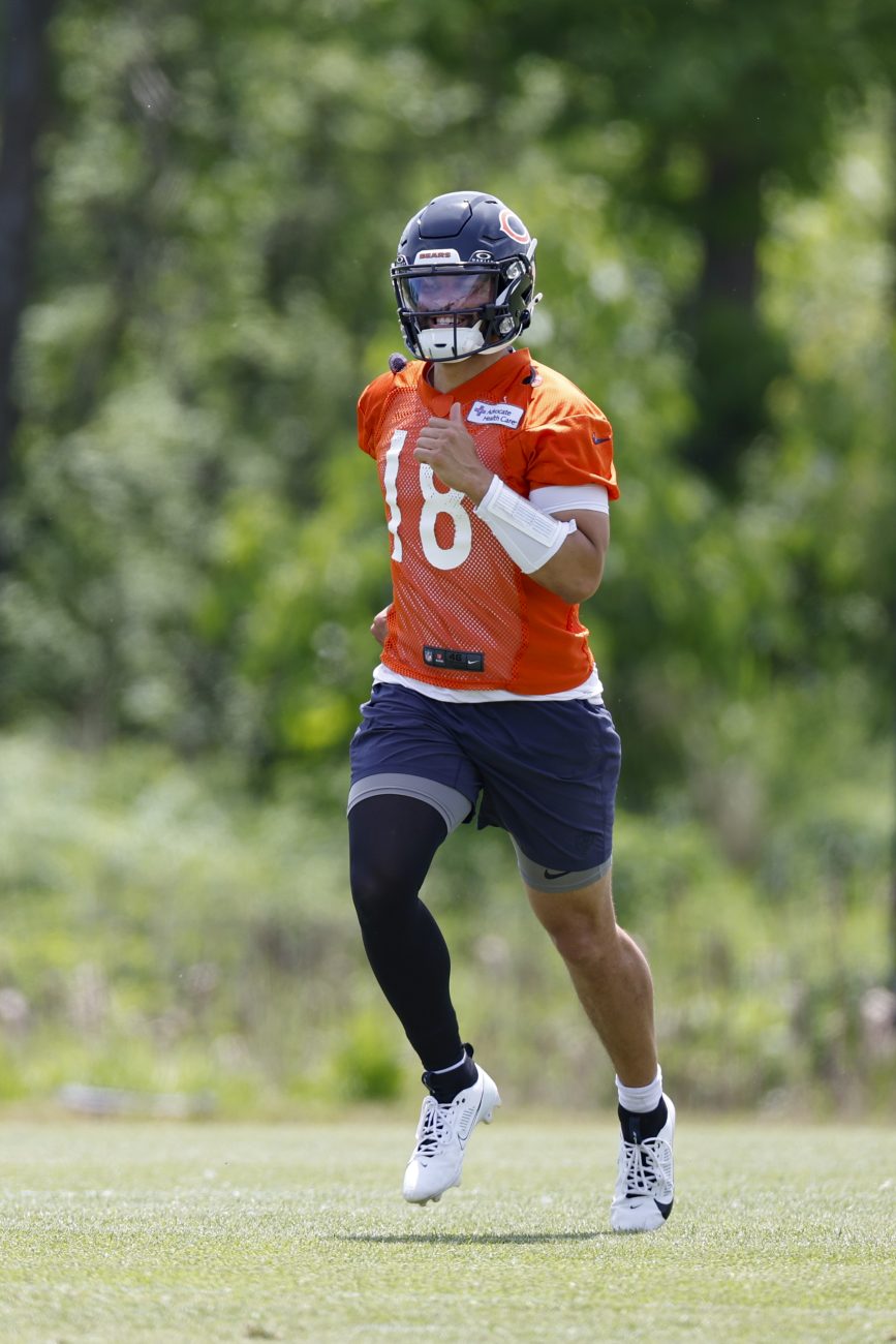 Chicago Bears Caleb Williams training camp