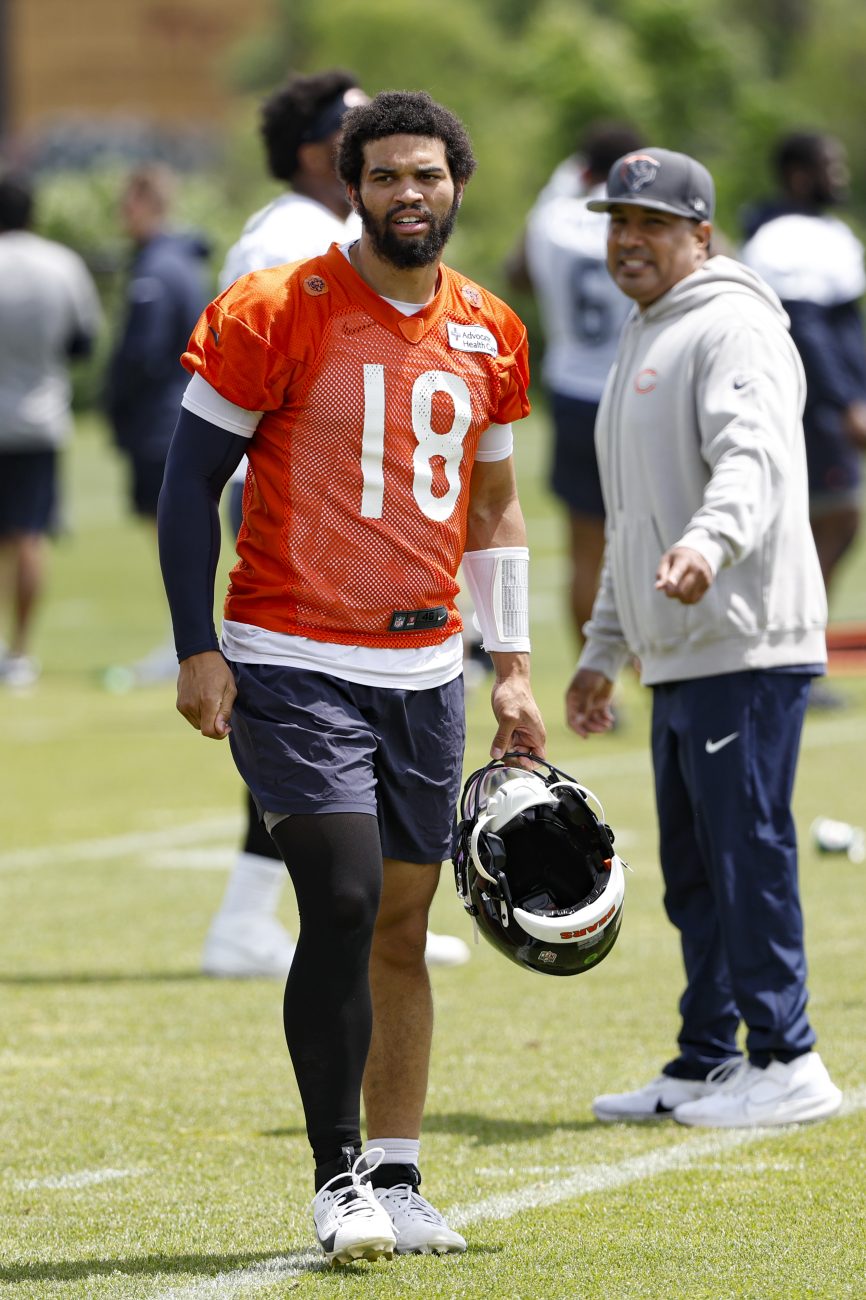 Chicago Bears Caleb Williams training camp