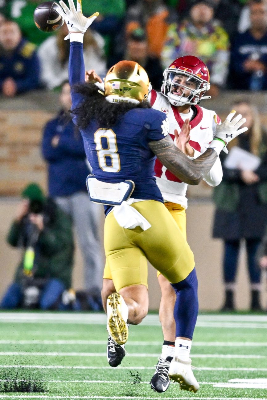 NCAA Football: Southern California at Notre Dame