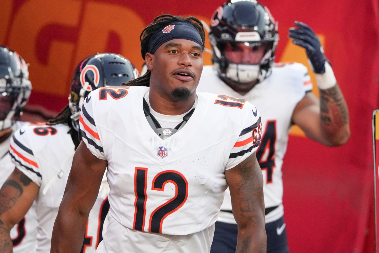 NFL: Chicago Bears at Velus Jones Jr.