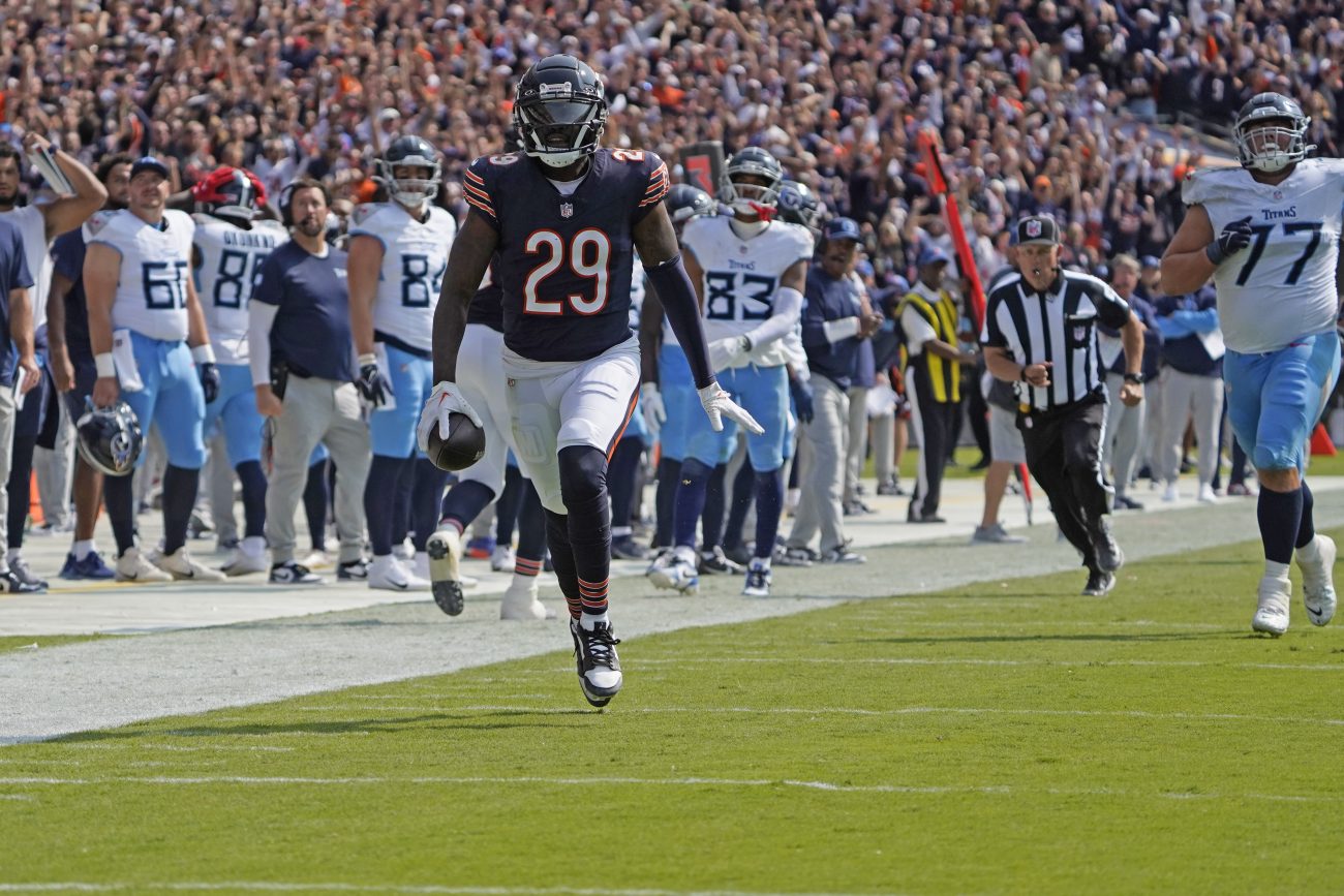 Chicago Bears’ cornerback Tyrique Stevenson