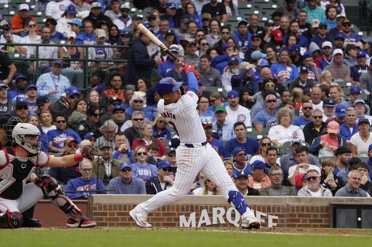 MLB: Cincinnati Reds at Chicago Cubs