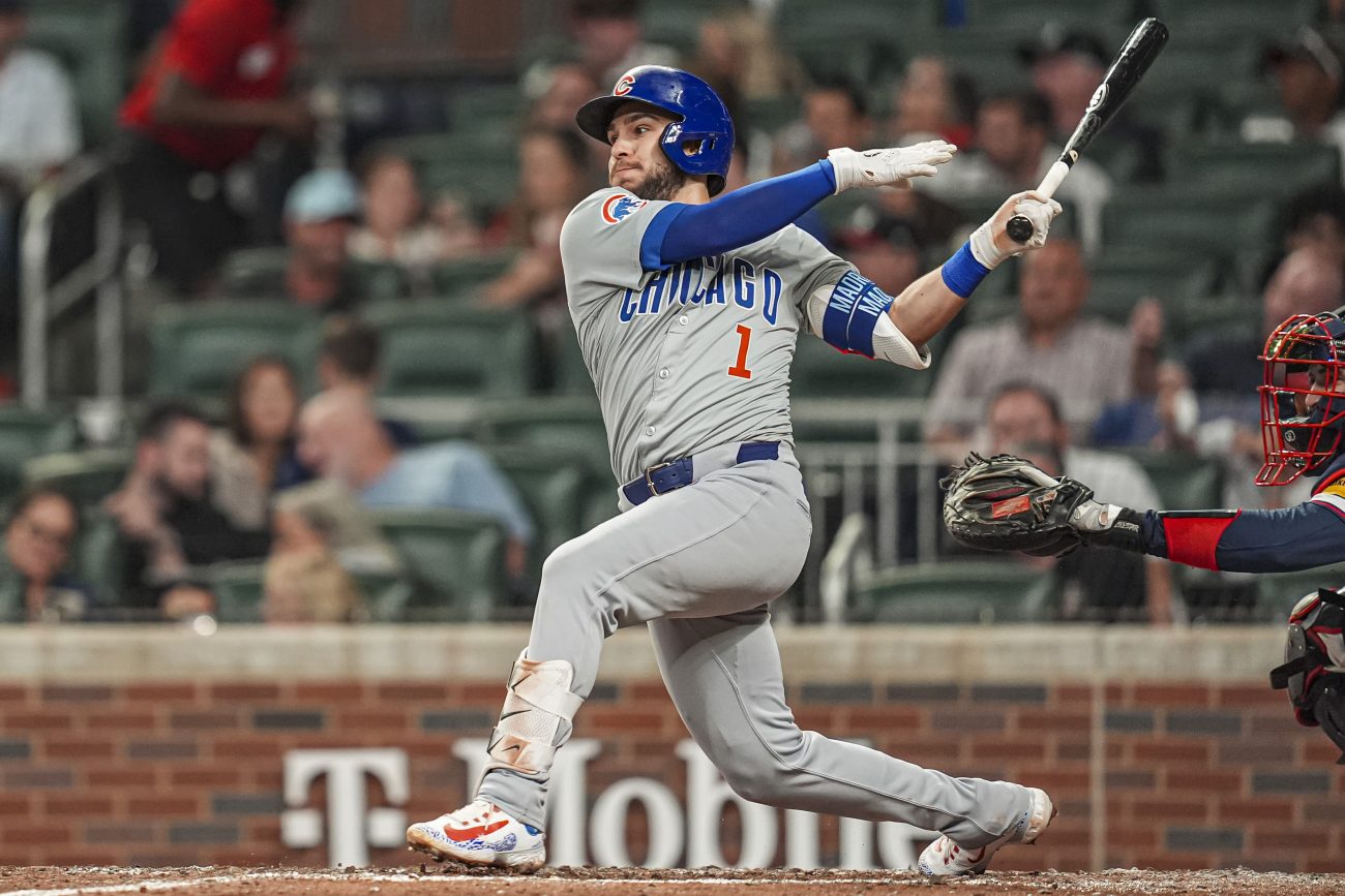 Nick Madrigal with the Chicago Cubs