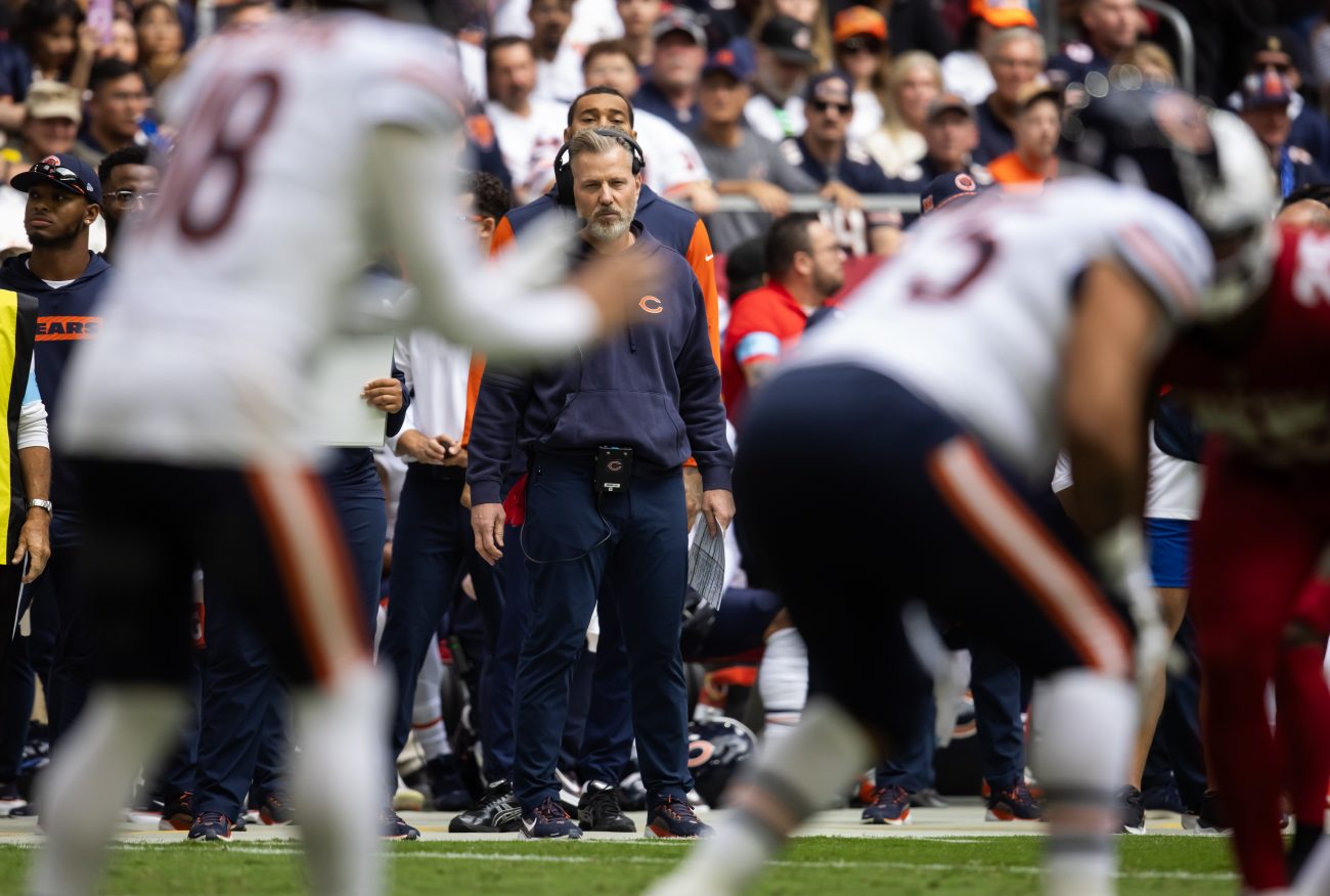 Chicago Bears head coach Matt Eberflus