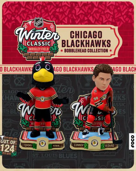 Chicago Blackhawks FOCO Winter Classic Bobblehead