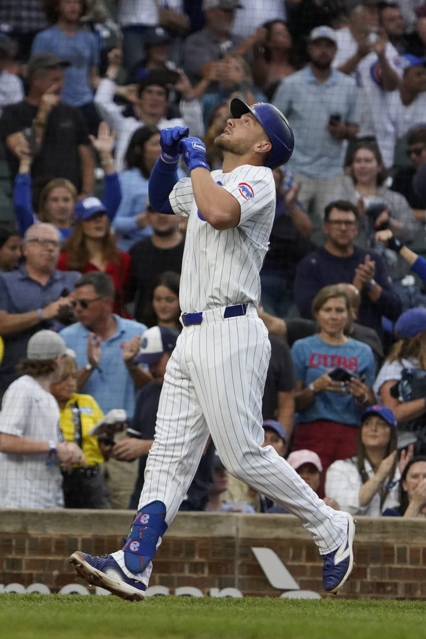 MLB: Washington Nationals at Chicago Cubs Michael Busch 