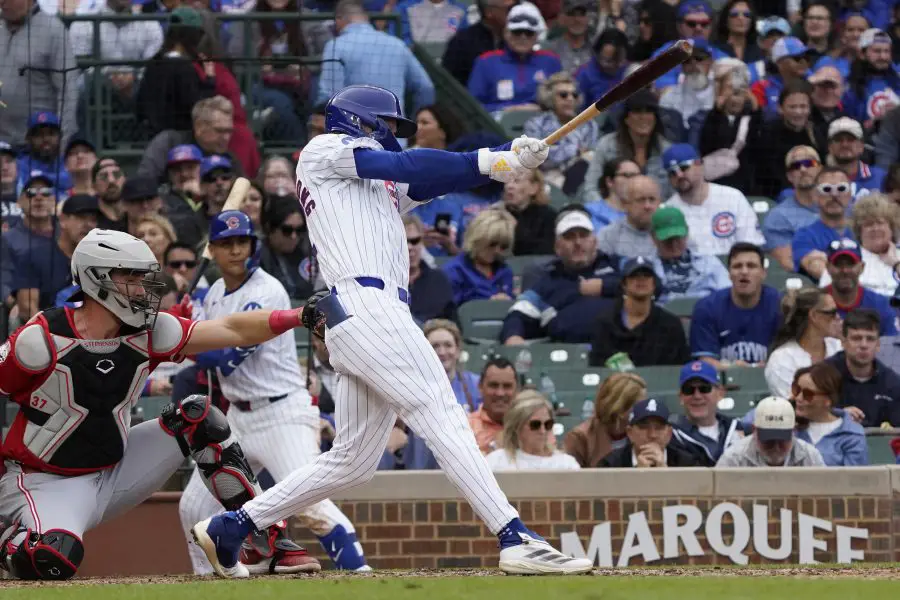 MLB: Cincinnati Reds at Chicago Cubs