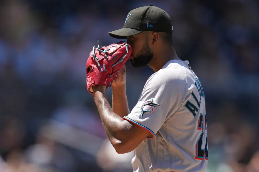 MLB: Miami Marlins at San Diego Padres Sandy Alcántara