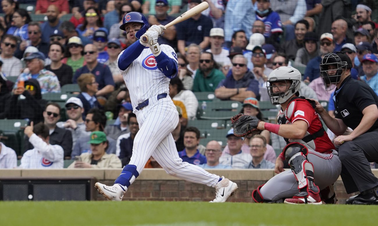 MLB: Cincinnati Reds at Chicago Cubs