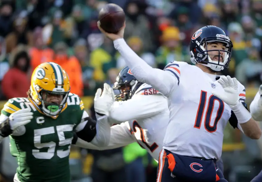 Caleb Williams engineered a game-winning drive at Lambeau Field, something Mitchell Trubisky came close to doing back in 2019.