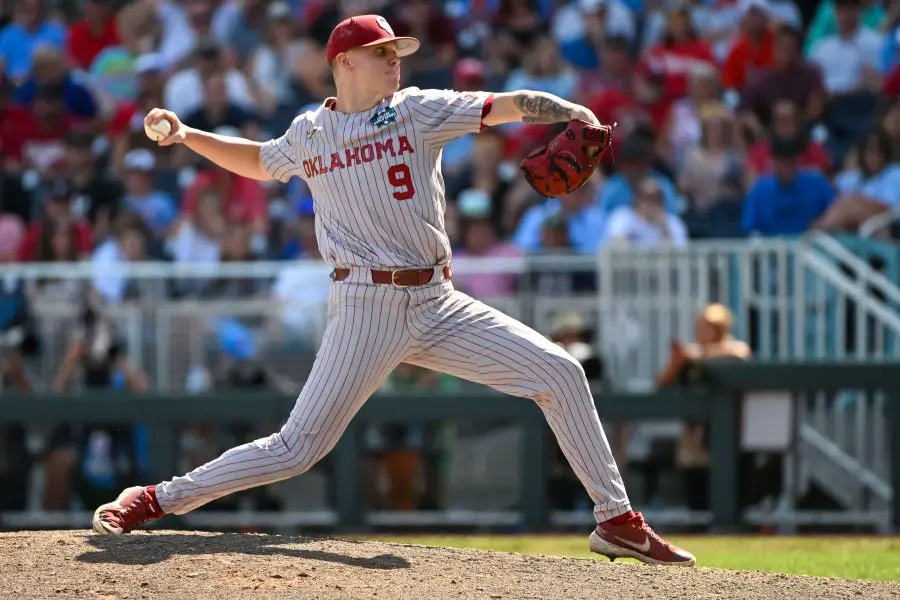 NCAA Baseball: College World Series Oklahoma vs Ole Miss Cade Horton