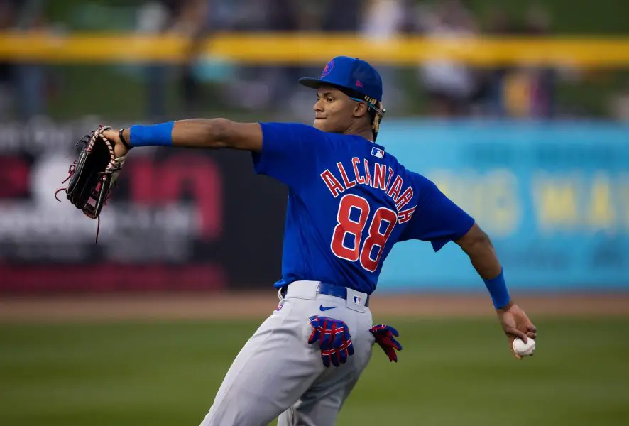 MLB: Spring Training Chicago Cubs at San Diego Padres, kevin alcantara