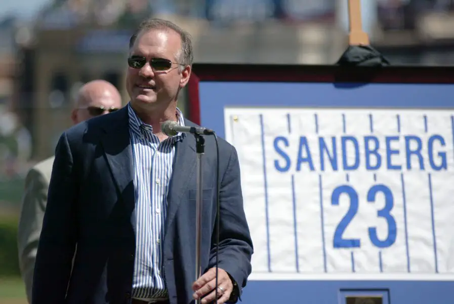 MLB 8 28 05: Florida Marlins at Chicago Cubs Ryne Sandberg