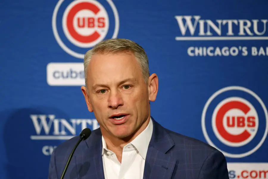 MLB: Chicago Cubs Press Conference Chicago Cubs, Jed Hoyer