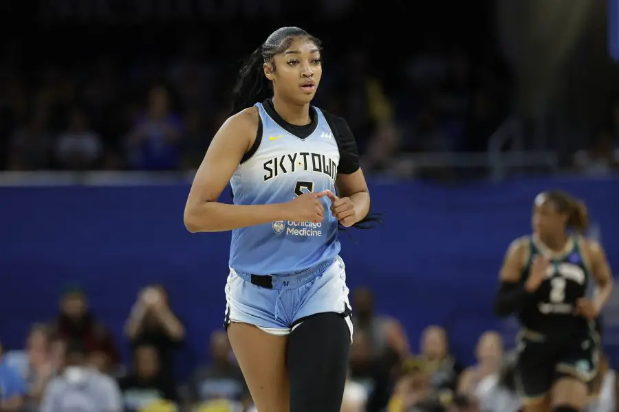 WNBA: New York Liberty at Chicago Sky, Angel Reese