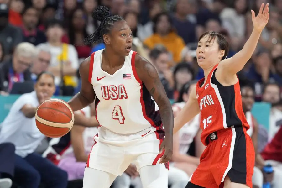 Olympics: Basketball Women Group C USA JPN