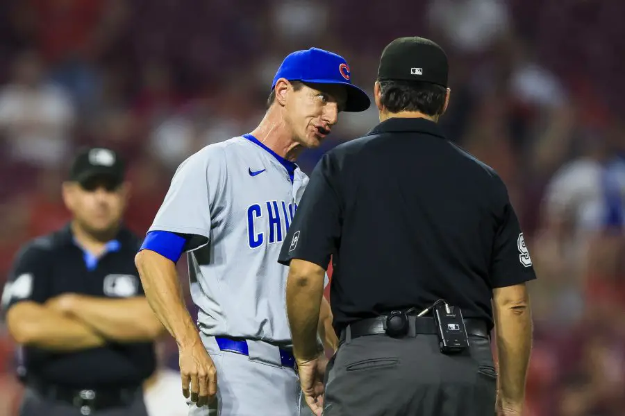 MLB: Chicago Cubs at Cincinnati Reds, Craig Counsell