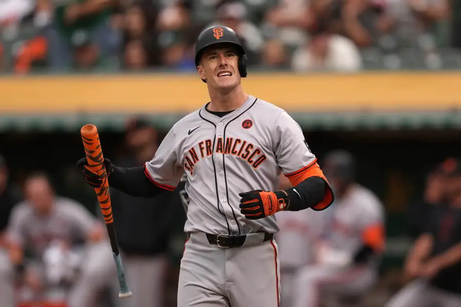 MLB: San Francisco Giants at Oakland Athletics mark canha