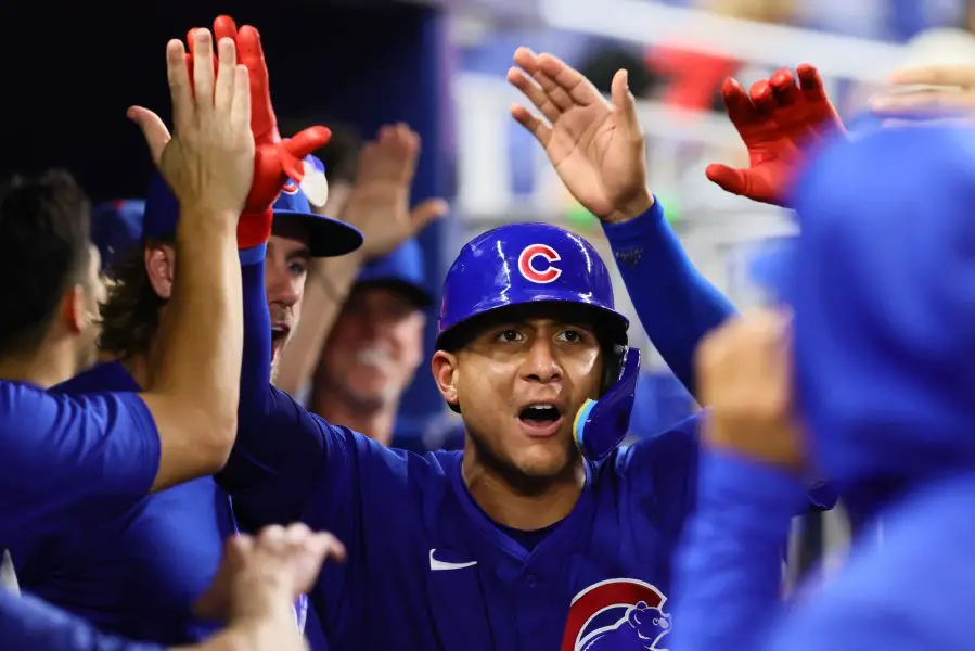 MLB: Chicago Cubs at Miami Marlins, miguel amaya