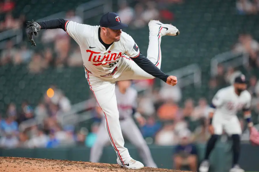 MLB: Atlanta Braves at Minnesota Twins,Caleb Thielbar