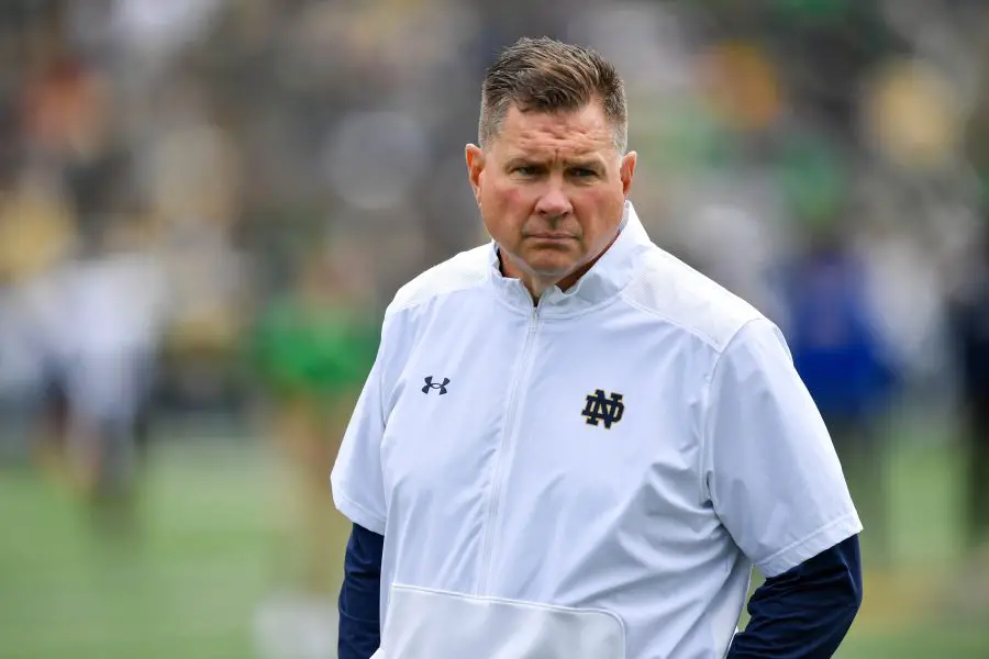 NCAA Football: Northern Illinois at Notre Dame