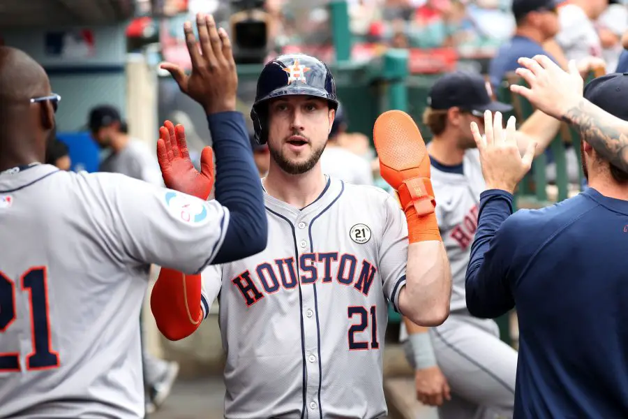 MLB: Houston Astros at Los Angeles Angels Chicago Cubs Kyle Tucker