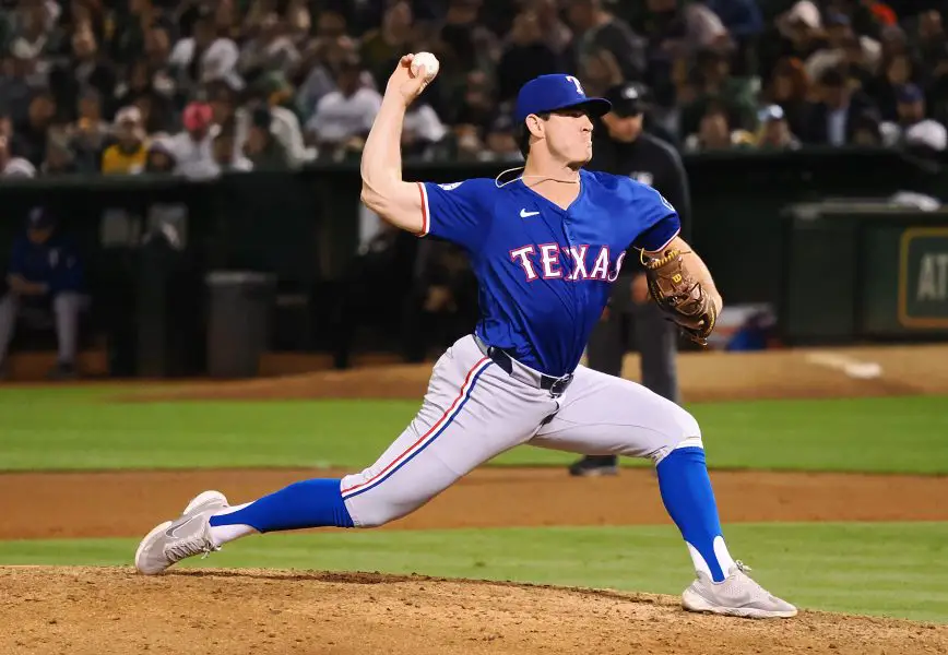 MLB: Texas Rangers at Oakland Athletics