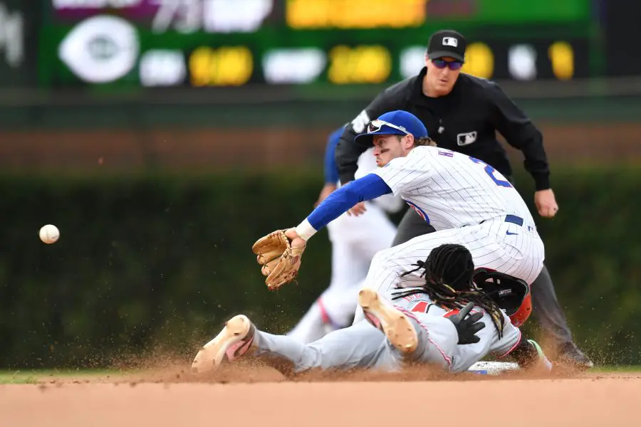 MLB: Cincinnati Reds at Chicago Cubs Nico Hoerner