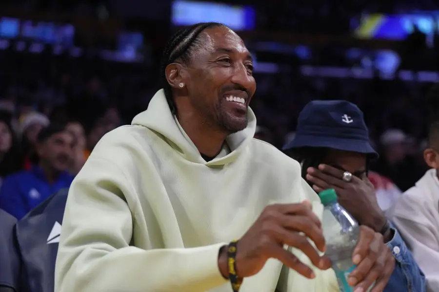 NBA: Memphis Grizzlies at Los Angeles Lakers, Scottie Pippen, Larsa Pippen