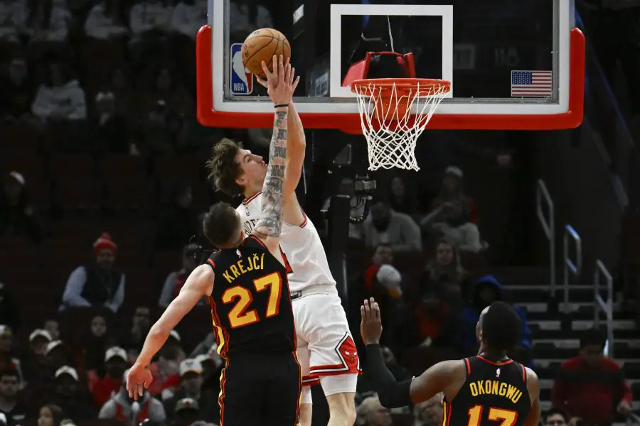 NBA: Atlanta Hawks at Chicago Bulls Matas Buzelis