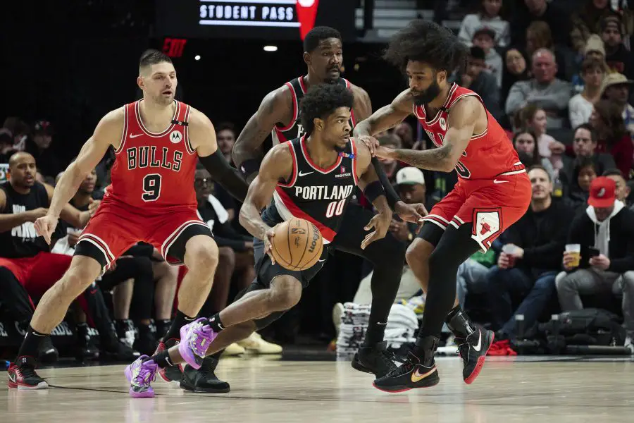 NBA: Chicago Bulls at Portland Trail Blazers Coby White