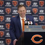 NFL: Chicago Bears head coach Ben Johnson introductory press conference