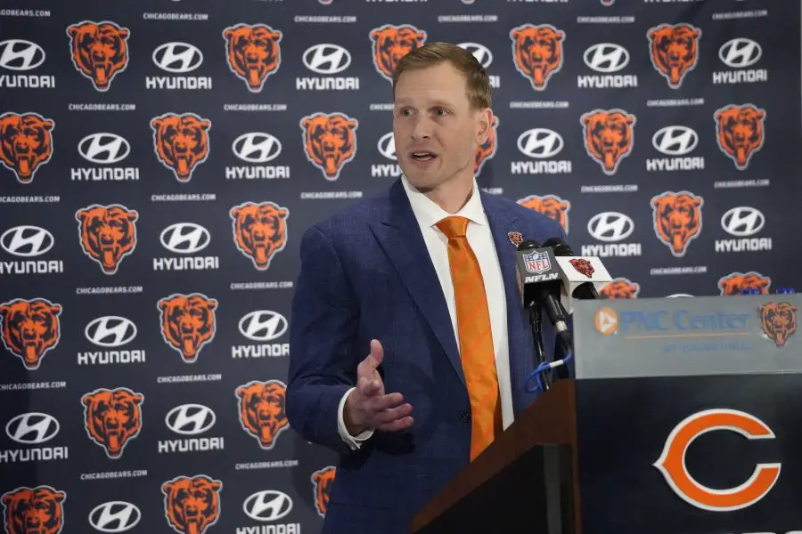 NFL: Chicago Bears head coach Ben Johnson introductory press conference