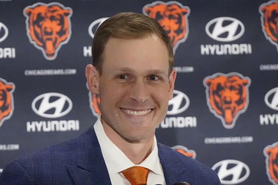 NFL: Chicago Bears head coach Ben Johnson introductory press conference Jim Dray