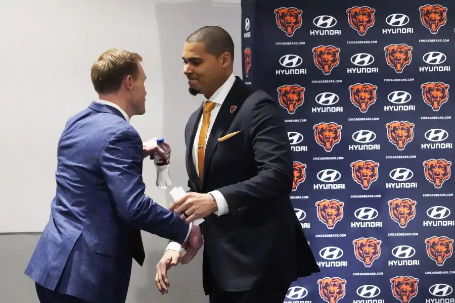 NFL: Chicago Bears Head Coach Ben Johnson introductory press conference