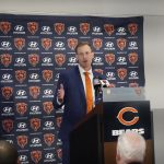 Chicago Bears head coach Ben Johnson