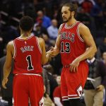 NBA: Chicago Bulls at Washington Wizards, Derrick Rose