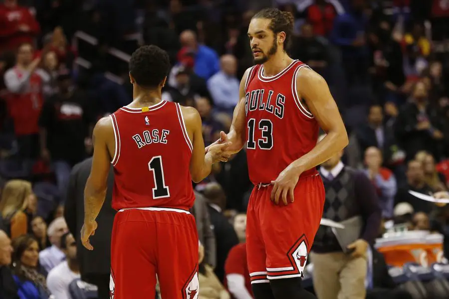 NBA: Chicago Bulls at Washington Wizards, Derrick Rose