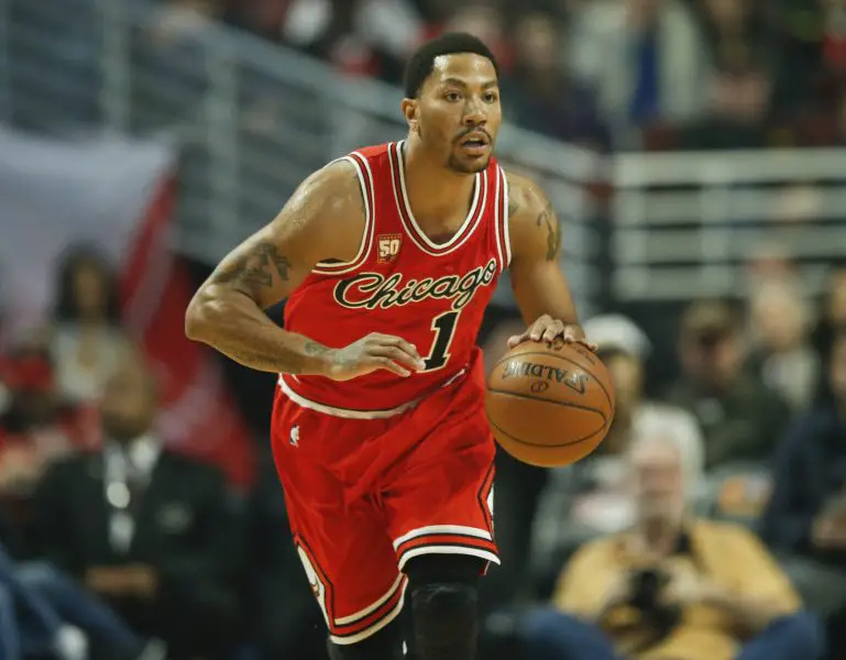 NBA: Toronto Raptors at Chicago Bulls, Derrick Rose