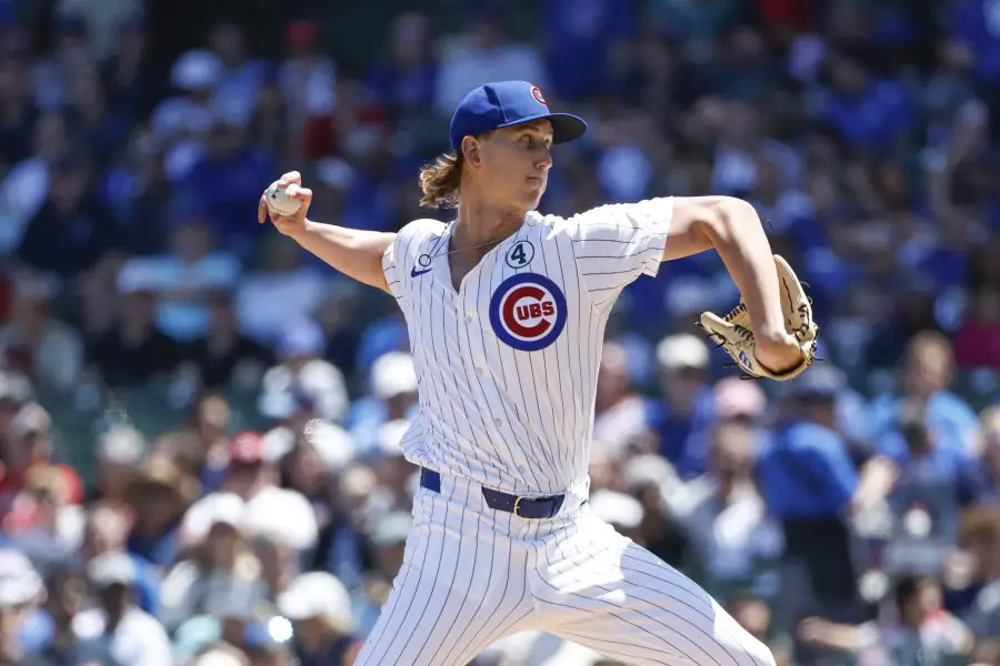 MLB: Cincinnati Reds at Chicago Cubs