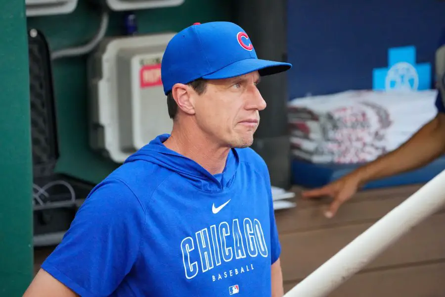 MLB: Chicago Cubs at Kansas City Royals Craig Counsell