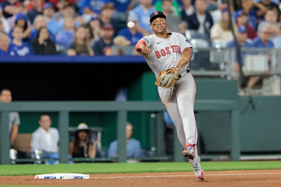 MLB: Boston Red Sox at Kansas City Royals Rafael Devers